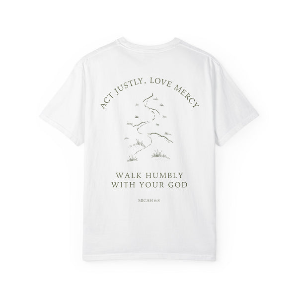 Walk Humbly Tee — Light