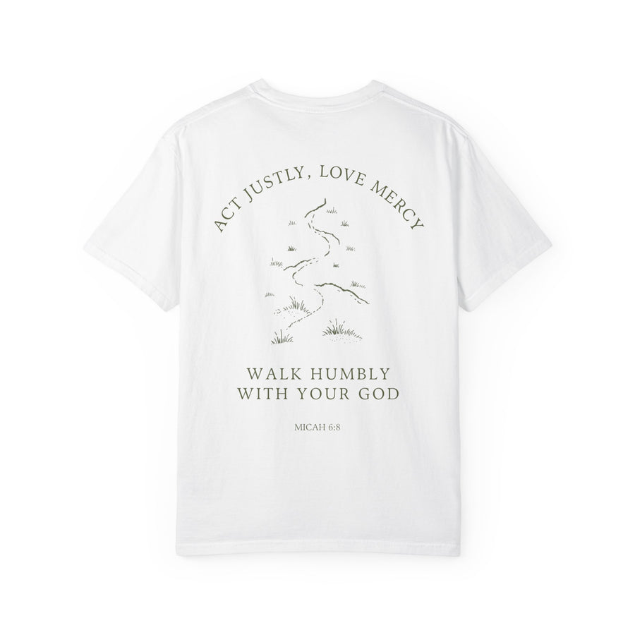 Walk Humbly Tee — Light