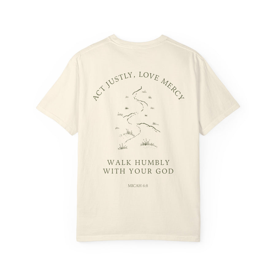 Walk Humbly Tee — Light