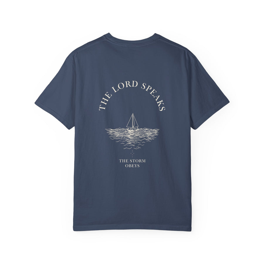The Lord Speaks Tee — Dark