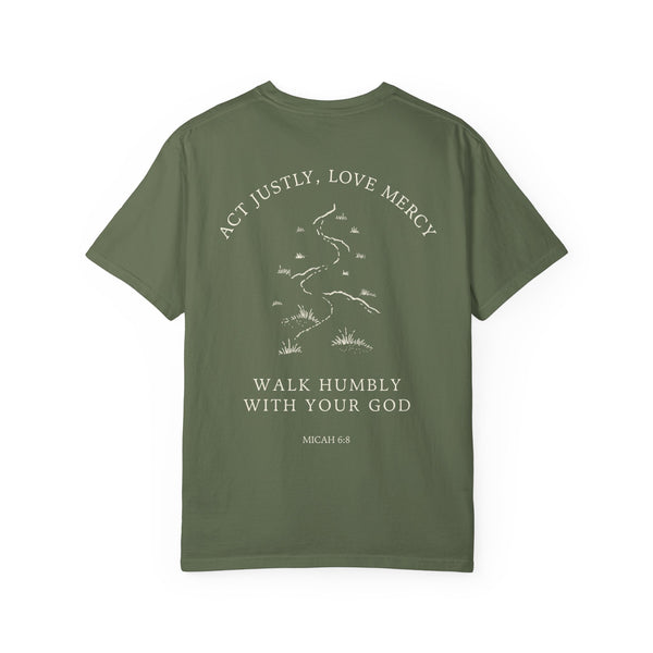 Walk Humbly Tee — Dark